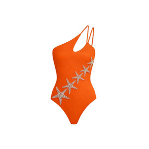<b>Top</b> Selling One-Piece Swimsuits Custom Hand Beaded Design with High-Quality Fabrics Bodysuit Beachwear Full Embroidery One-Piece - Product Image 1
