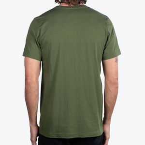 Men's <b>White</b> Short Sleeve O-Neck T-<b>Shirt</b> Regular Fit Solid Color Casual Cotton Jersey Plain Dyed Knitted Style - Product Image 6
