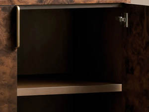 Buffet rustique personnalisé en bois de ronce naturel fabriqué à la main Buffet de salle à manger Armoire de rangement de salon Armoire d'entrée moderne - Product Image 6