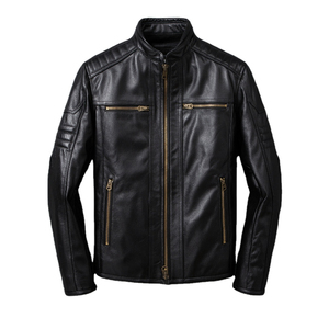 100% Genuine Cowhide Men's Leather <b>Jacket</b> New Stylish for Crocodile Skin Embossed Vintage Style Autumn Season <b>Canvas</b> <b>Jacket</b> Coa - Product Image 1