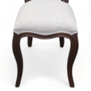 Sillas de Comedor de Estilo Moderno, Cómodas, Tapizadas en Terciopelo, Talladas con Estructura de Madera de Teca, para Muebles de Comedor - Product Image 3