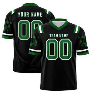 Jersey de Fútbol Americano Personalizado Hecho en Pakistán con Nombre y Número, 100% Poliéster, Sublimado por Transferencia de Calor, Tejido Transpirable y Suave - Product Image 6