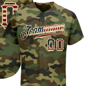 Maillot de baseball camouflage pour homme, boutonné, uniforme d'équipe, respirant, léger, vêtement de sport pour tournoi - Product Image 2