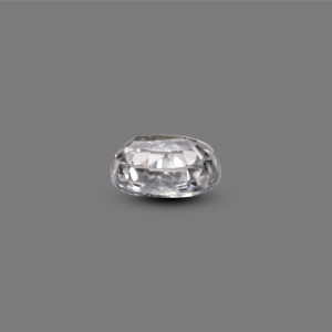 Loose Oval Cut Synthetic White Zircon 45 Carat Paraiba Color Gemstone for Fine Jewelry - Product Image 3