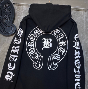 Sweat-shirt à capuche zippé décontracté pour homme en Spandex/Coton, manches longues, uni, respirant, avec broderie et impression en relief, en molleton – Vente en gros - Product Image 3