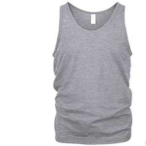 Débardeurs de sport côtelés en coton pour hommes - Product Image 3