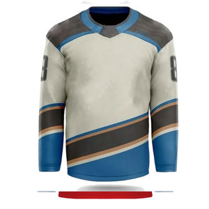 Nueva Camiseta de Hockey sobre Hielo Fácil de Lavar, Precio Económico al por Mayor, Personalizable, 100% Poliéster, Calidad Superior, Entrega Rápida - Product Image 5