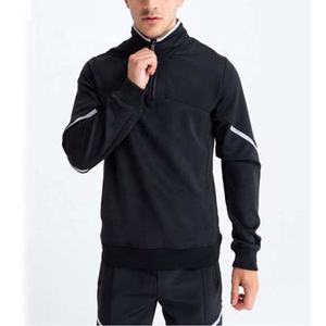 Conjunto de sudadera con capucha y pantalones cortos para hombre, chándal con cremallera, ligero, transpirable, de poliéster y algodón, ropa deportiva informal. - Product Image 2