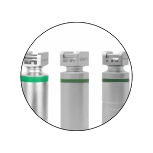 Lames de laryngoscopes à fibres optiques Phillips |   Ensemble de laryngoscope à fibre optique |   Ensemble de 3 lames avec manche et emballage - Product Image 3