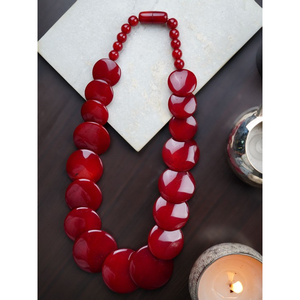 Handcrafted fashion resin beaded <b>necklaces</b> featuring vibrant colors unique textures <b>statement</b> accessories for everyday elegance - Product Image 4