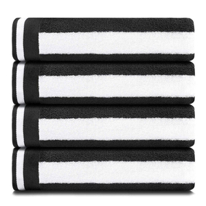 Serviette de bain en coton de style premium, tissu doux et absorbant, pour salle de bain, visage, hôtel, maison, textile de maison, grande serviette de bain en coton - Product Image 4