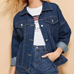 Chaqueta Vaquera Vintage de Alta Calidad para Mujer, Lavada, Estilo Casual, Ropa Urbana de Primavera - Product Image 5