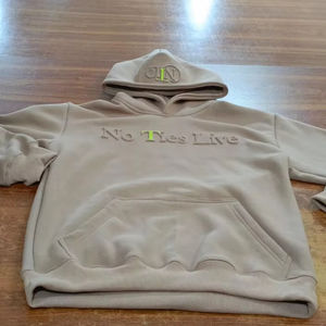 2026 Custom Embossed Hoodie <b>Men</b> Sweatsuit Oversized Heavyweight Cotton Drop Shoulder Hooded Sweatshirt <b>Men</b> Fashion Streetwear - Product Image 1