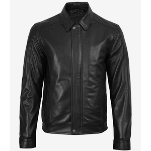 2026 OEM Most Demanding Genuine Black Cowhide Leather <b>Jackets</b> For Men's 100% High Quality Low MOQ Winter Fashion <b>Heated</b> <b>Jackets</b> - Product Image 6