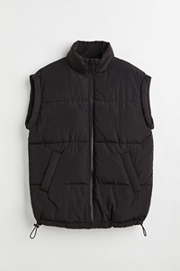 Abrigo de invierno para mujer, chaqueta acolchada a prueba de viento con logotipo personalizado, chaleco con cuello levantado, ropa exterior de algodón sin mangas cálida - Product Image 3