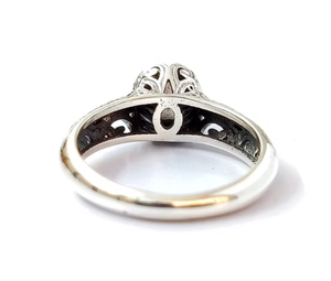 Blue fire <b>Labradorite</b> Gemstone 925 Sterling Silver <b>Ring</b> Handcrafted Minimalist Gift for Her - Product Image 4