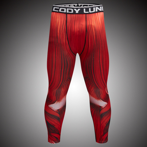 Leggings de Compresión para Gimnasio y Fitness para Hombre, con Logotipo Personalizado, sin Costuras, para Entrenamiento Atlético, Ejercicio, Ajuste Muscular, Secado Rápido - Product Image 6