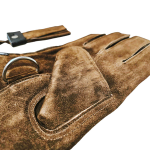 Gants de fauconnerie thermiques en cuir de vachette double couche de qualité supérieure, compatibles écran tactile, pour la chasse et la manipulation (vente en gros) - Product Image 3