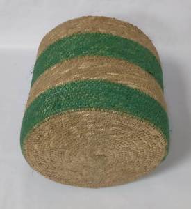 Panier de rangement en jonc de mer avec couvercle, écologique, rond, tressé, pour vêtements sales et jardinière, idéal pour la décoration intérieure - Vente chaude - Product Image 4