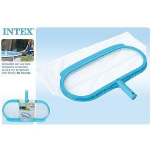 Filet de ramassage de feuilles rouge de 29,8 mm avec poignée, outil et accessoire de nettoyage de piscine - RECOGE HOJAS C/BOLSA PARA MANGO - 29,8MM - Product Image 1