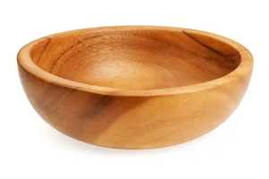 Bols en bois faits à la main, ronds, artisanaux, rustiques, décoration d'intérieur, durables - Product Image 6