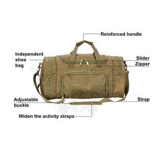 Compartimentos para Ropa, Zapatos y Accesorios, Bolsa Deportiva Moderna con Material Duradero y Ligero - Product Image 6