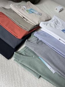 เสื้อยืดคอกลมแขนสั้นผ้าฝ้าย 100% คุณภาพสูง แห้งเร็ว แบบเรียบง่าย 3 ตัว ระบายอากาศได้ดี เหมาะสำหรับออกกำลังกาย - Product Image 3