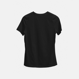 Camiseta de Cuello Redondo de Primera Calidad para Mujer, Estilo Moderno, Color Sólido, Corte Holgado, Ropa de Verano - Product Image 6