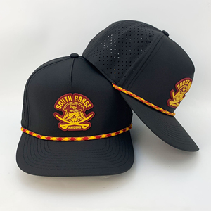 Casquette de baseball HP Logo 6 panneaux ajustée en maille respirante unisexe beige printemps-été décontractée - Product Image 6