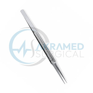 Pinzas de Microplataforma de Titanio de Alta Calidad con Puntas de Diamante, 18 cm, Instrumento de Microcirugía de Acero Inoxidable, Certificado CE - Product Image 6