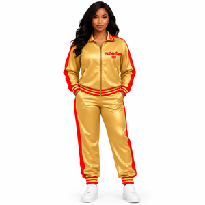 Conjunto Deportivo de Dos Piezas para Mujer, Marca PDK, en Poliéster, con Chaqueta Deportiva con Cierre y Pantalones Cómodos - Product Image 1