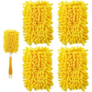 ผ้าปัดฝุ่นไมโครไฟเบอร์แบบใช้ซ้ำได้ 360 องศา สำหรับงานหนัก ใช้ได้กับ Swiffer และพัดลมเพดาน - Product Image 1