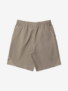 Shorts en maille gaufrée beige sur mesure de haute qualité pour homme – Style décontracté et léger pour l'été - Product Image 5