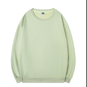 Men's O-Neck Custom Printed Fleece Sweatshirts with Loose Hood Autumn Fashion Style <b>Polyester</b>/Cotton - Product Image 6