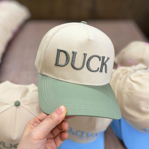 Gorra de Béisbol Estructurada de 5 Paneles con Bordado 3D de Logotipo Personalizado, Visera Curva, Tela de Algodón, Venta al Por Mayor para Hombres y Mujeres, para Actividades al Aire Libre - Product Image 1