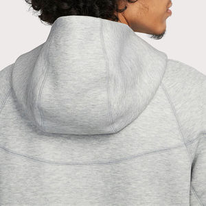 Sweat à capuche zippé unisexe en polaire technique premium, vêtement de sport léger personnalisé, veste décontractée à fermeture éclair intégrale pour la vente en gros - Product Image 4