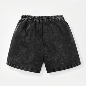 Shorts deportivos para hombre al por mayor, personalizados, de alta calidad, con estampado, apliques, bordados, estilo urbano, lavados. - Product Image 2