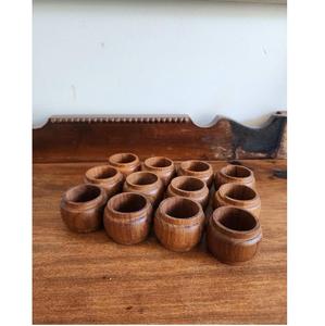 Personalized Wooden Napkin <b>Rings</b> Custom Engraved Wood Napkin Holders Name Place Cards Rustic Table Decor Wholesale - Product Image 3