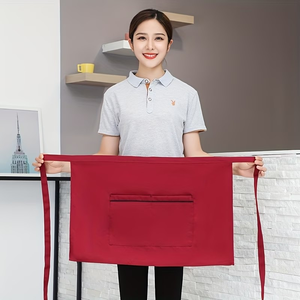 Custom Logo <b>Apron</b> Simple bar <b>Apron</b> 63cm x 41cm Adjustable Waist 1-4 Pockets Woven Textile <b>Kitchen</b> Cooking Daily Use Bangladesh - Product Image 5