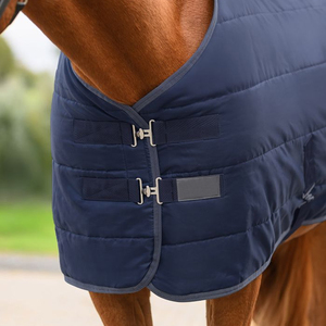 Couverture de cheval en coton doux de qualité supérieure, légère, imperméable, respirante, séchage rapide, durable, toutes saisons, protection contre la pluie hivernale - Product Image 3