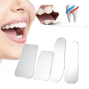 Espejo Fotográfico Recto Multiusos Dental, Instrumento Clínico Reflectante Reutilizable de Acero Inoxidable - Product Image 4