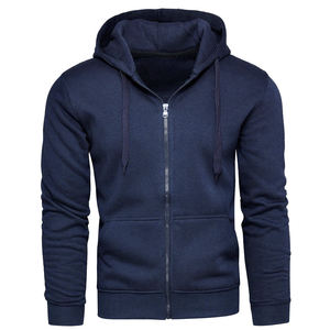 Sudadera con Capucha para Hombre, Informal, de Forro Polar, Manga Larga, Ropa de Invierno, Sudadera con Capucha de Color en Contraste - Product Image 2
