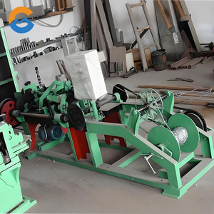 Hoge Efficiëntie Automatische Prikkeldraad Productie Machine Fabriek Prijs Prikkeldraad Vormen Nagelvormende Plc Componenten - Product Image 2