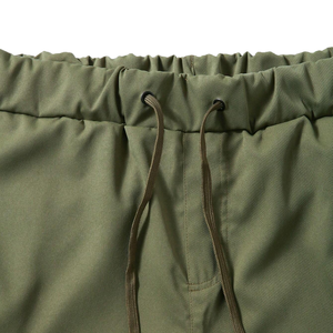 Mens Olive Green 100% Cotton Cargo <b>Jogger</b> Pants Mid Waist Flat Drawstring <b>Slim</b> Fit Utility Trousers Casual Outdoor Workwear 8XL - Product Image 6