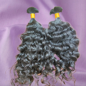 Extensiones de Cabello Humano Virgen Indio 100% Natural, de un Solo Donante, Cutícula Alineada, Liso y Ondulado, Sin Procesar, Remy, Mechones Dobles Cosidos a Máquina - Product Image 1