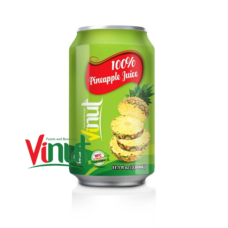 330ml 100 Pineapple Juice Fresh Halal