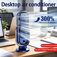 Ventilateur de bureau portable personnalisable 800mAh-1000mAh, mini ventilateur silencieux à fort vent, pour étudiants, extérieur, USB