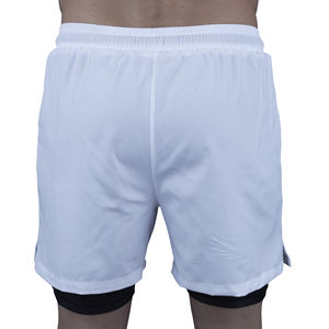Shorts de sport décontractés personnalisés pour hommes, en coton, pour la course et la musculation, pantalons amples 2-en-1 pour la gym - Product Image 4