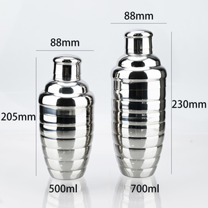 Coctelera de Metal de 500 ml con Logotipo Personalizado, Herramienta de Bar, Mezclador de Bebidas, Coctelera de Acero Inoxidable - Product Image 5