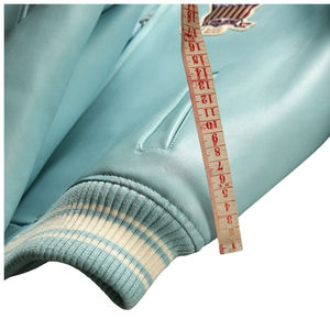 Chaqueta Bomber de Piel de Oveja Genuina para Hombre, Personalizada OEM, de Alta Calidad, Hecha a Mano, Estilo Vintage - Product Image 3